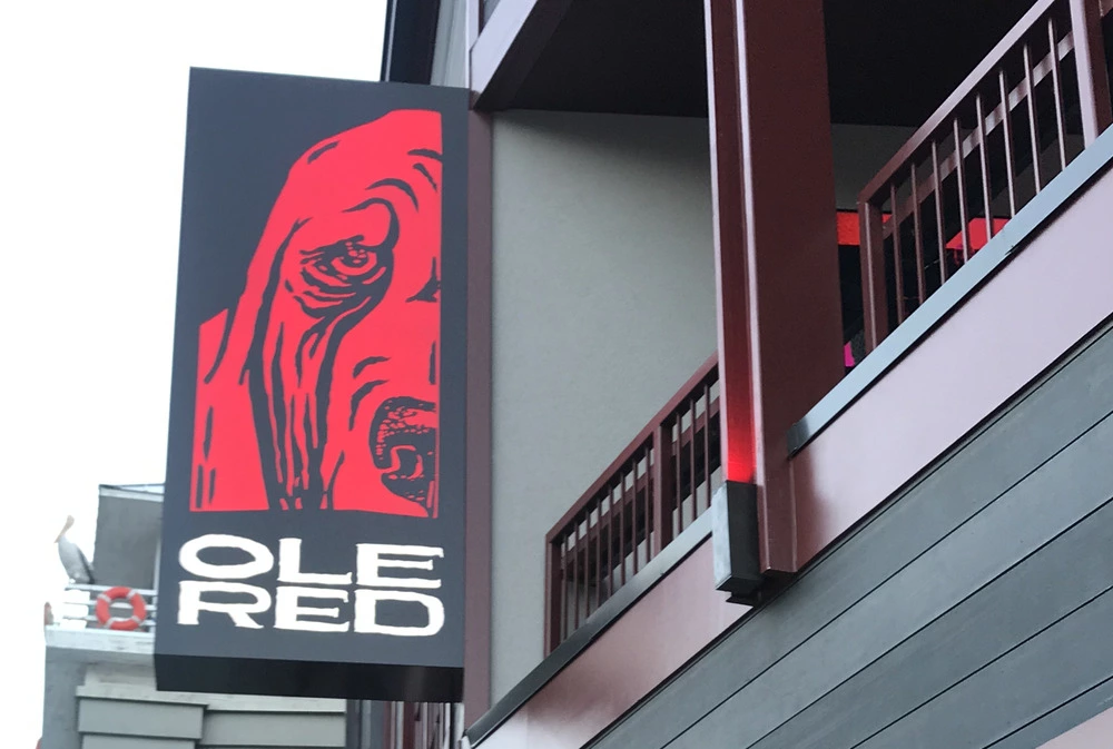 Ole Red sign 
