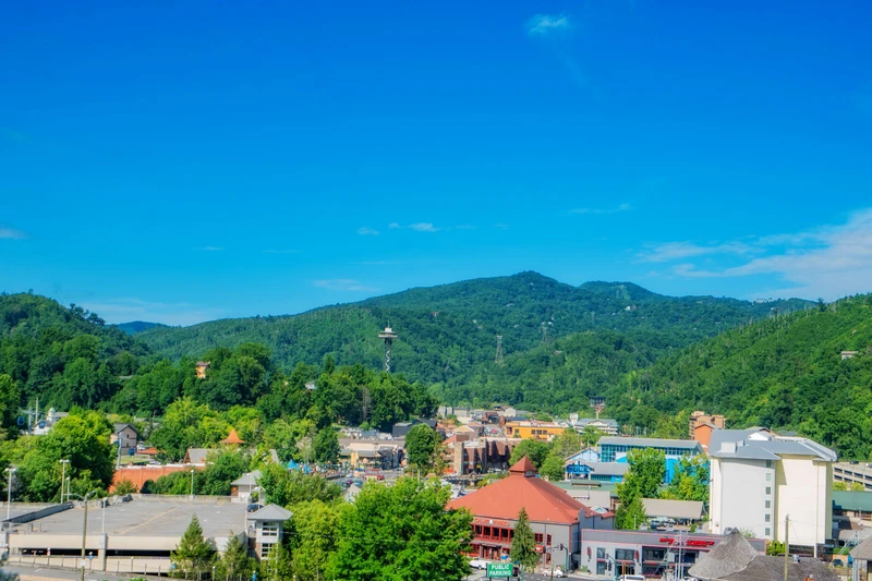 The property is nestled in a vibrant mountain town surrounded by forested peaks and local charm. This scenic area offers easy access to shops, dining, and outdoor adventures.