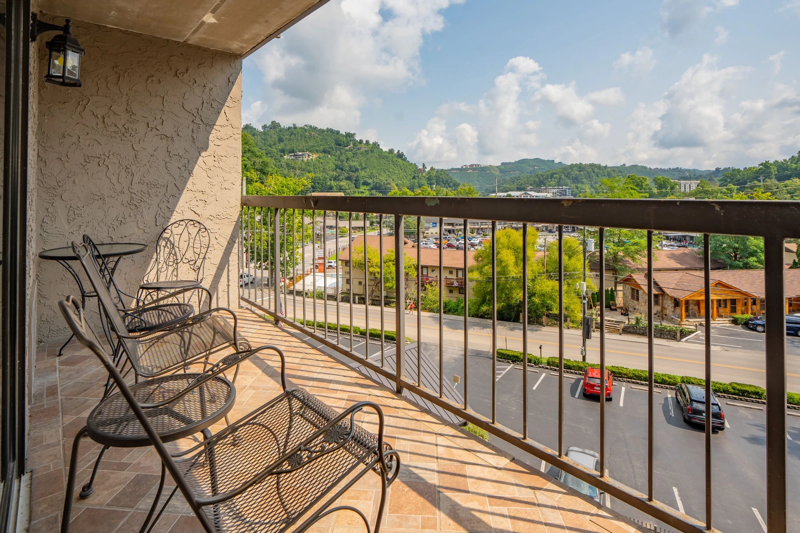 Step onto your private balcony and enjoy sweeping mountain views. The perfect spot for morning coffee or evening relaxation with fresh air and a scenic backdrop.