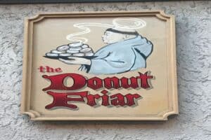 donut friar sign
