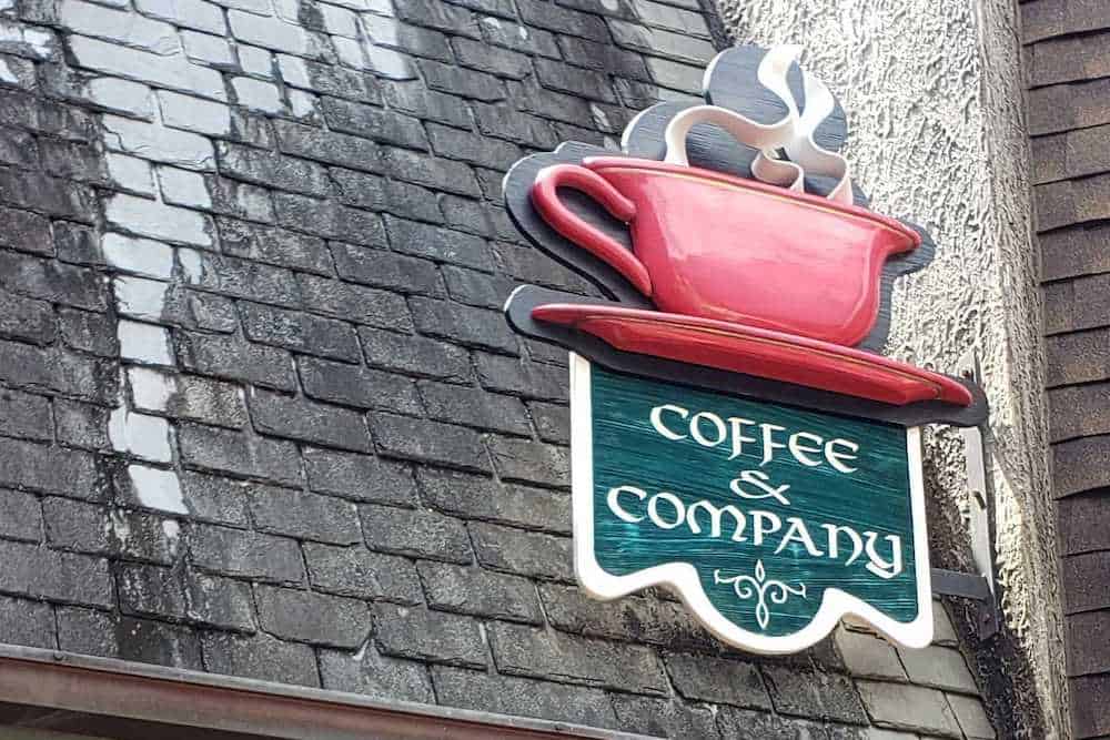 Coffee & Company coffee shop sign